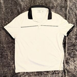 Calvin Klein White and Black Men's Shirt‎